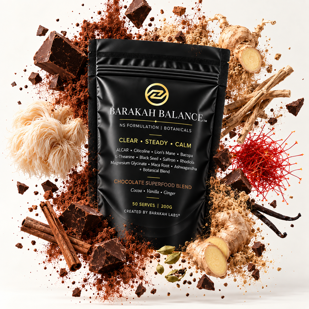 Ashwagandha & Maca Chocolate Drink Australia | Barakah Balance™