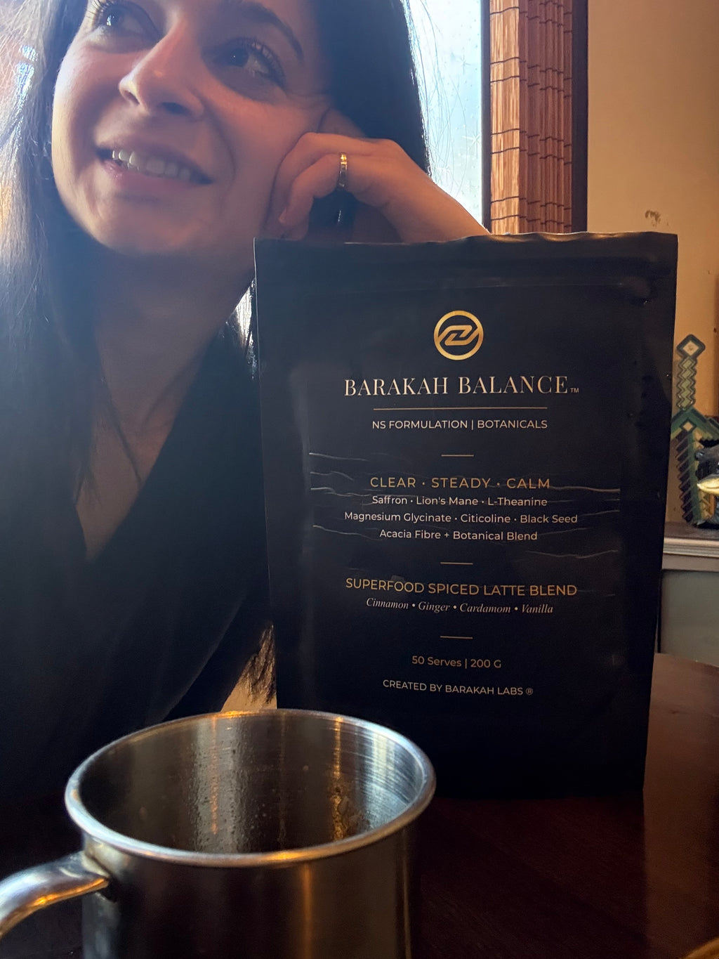 Barakah Balance™ Chai-Safran | Premium-Botanical-Superfood-Mischung | 50 Portionen